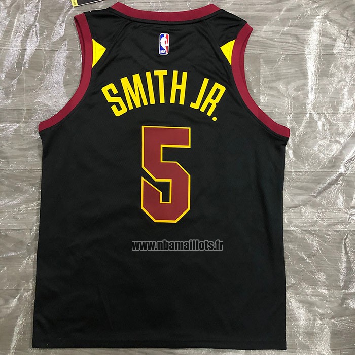Maillot Cleveland Cavaliers Dennis Smith JR. NO 5 Statement 2020-21 Noir